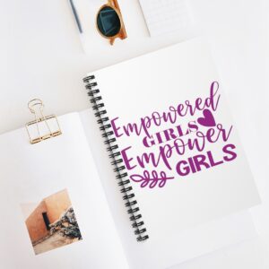 Empowered Girls Empower Girls Spiral Notebook - Ruled Line