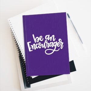 Be an Encourager Journal - Purple